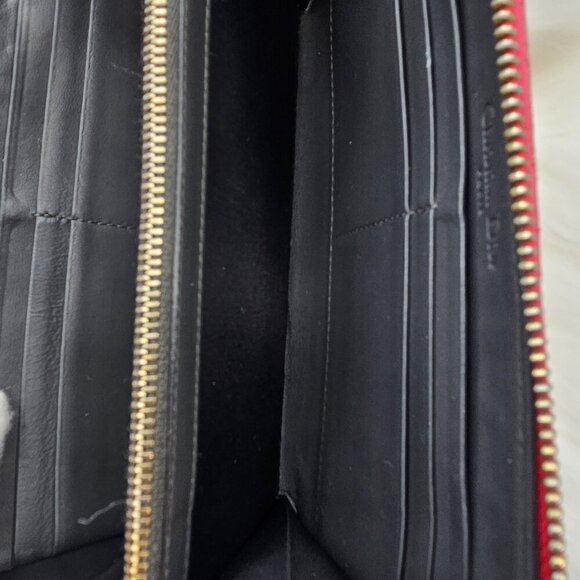 Dior Pink Patent Leather Zip Around Wallet - Picture 13 of 17